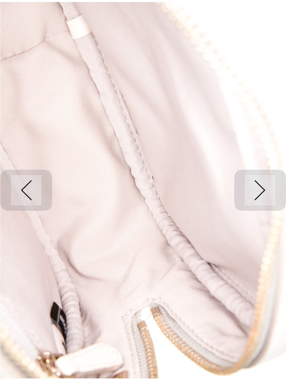 Kate Spade Leather Cream Rainbow Stripe Crossbody Bag - Picture 5 of 5